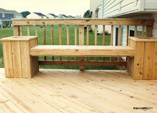 Planter Bench Combo in Pressure Treated Pine