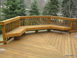 Standard Rail and Bench in Pressure Treated