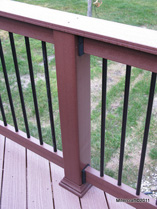 TimberTech Redwood Rail with Fortress Balusters