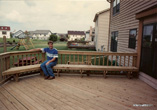 Pressure Treated Deck with Standard Bench