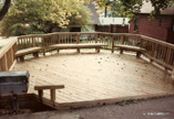 Free Stand Pressure Treated Deck with Benches