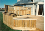 Planters and Privacy Rail