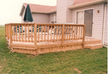 Deck with Standard Rail and Vertical Skirt