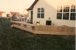 Deck with Planters and Benches