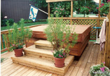 Spa Deck and Stairs